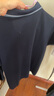 才子（TRIES）商務(wù)休閑POLO衫夏季短袖撞色條紋翻領(lǐng)T恤桑蠶絲柔順透氣時尚上衣 灰色 XL 50(175/92A) 曬單實拍圖