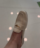 百麗質(zhì)感穆勒鞋女25夏新簡約百搭通勤包頭拖鞋B2656BH5 米白色 37 曬單實(shí)拍圖