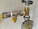 特路加厚全銅燃氣球閥天然氣管道熱水器灶具4分6分活接煤氣閥門水開關(guān) 4分內(nèi)外絲活接球閥 曬單實拍圖