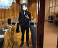 SKARO【雷軍同款】男士西褲商務(wù)正裝修身直筒垂感黑色羊毛西裝褲 藍色SKD113（修身版） 50 =35碼=2.7尺=90腰圍 曬單實拍圖