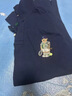 Teenie Weenie Men小熊男裝簡約風(fēng)POLO衫白色夏季休閑半袖T恤短袖 藏青色 XL 180 曬單實拍圖