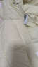 太平鳥(niǎo)一手長(cháng)連帽羽絨服A1ACE432Q 黃油奶白 S 155 曬單實(shí)拍圖