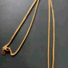 周大福 四方肖邦鏈素鏈黃金項(xiàng)鏈工費(fèi)32040cm約2.55g F219748 曬單實(shí)拍圖