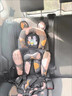 汽車兒童座椅便攜式汽車0-12歲簡(jiǎn)易車載嬰兒寶寶通用增高坐墊 迷彩黑6個(gè)月-12歲座椅+增高墊 曬單實(shí)拍圖