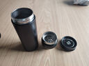 JRINKTEEA日本品牌茶水分離保溫杯316不銹鋼無縫內膽泡茶杯男士燜茶杯戶外 紳士黑升級款Q9帶隔檔500ml 曬單實拍圖