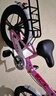 鳳凰（Phoenix）兒童自行車(chē)6-8-10-15歲男女學(xué)生中大童車(chē)小孩腳踏車(chē) 粉色（超越一體輪）減震折疊款 20寸-身高135以上選擇 曬單實(shí)拍圖