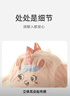 巴厘小豬（BALIPIG）兒童遮陽帽男童太陽帽嬰兒帽子夏季薄款女童 粉色獨角獸 49cm拍前測量寶寶頭圍 曬單實拍圖