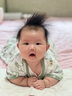 歐孕（OUYUN）嬰兒睡袋夏季竹棉紗布一體兒童防踢被睡袋 六四 熊貓叢林 65×31 曬單實(shí)拍圖