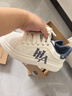 海瀾之家HLA男鞋厚底休閑鞋增高運動舒適板鞋HAABXM3EFH380 白藍(lán)沖孔款42 曬單實拍圖