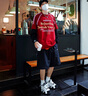 環(huán)球夏季男鞋復(fù)古板鞋男款2025新款厚底鞋子透氣運動鞋百搭休閑小白鞋 曬單實拍圖