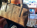 CHARLES&KEITH25秋季新品復(fù)古油蠟皮繩結(jié)單肩腋下包七夕禮物CK2-20782673 Distressed Coffee咖啡色 M 曬單實(shí)拍圖