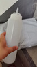 擠醬瓶番茄沙拉醬塑料尖嘴擠壓式擠壺商用油壺家用醬汁醬料調料瓶 800毫升白6個(gè)裝 曬單實(shí)拍圖