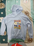 Classic Teddy精典泰迪童裝兒童衛(wèi)衣男女童連帽上衣中大童時尚 晶藍(lán) 150  曬單實拍圖