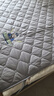 無(wú)印良品A類(lèi)刺繡全棉大豆床褥床墊遮蓋物 四季防滑褥子1.8x2米床熊先生 曬單實(shí)拍圖
