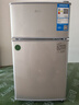 奧克斯小冰箱家用小型迷你冷藏冷凍兩用出租房宿舍用節(jié)能省電寢室辦公室電冰箱 【熱賣款 升級(jí)凈化去味】22A126DW銀 曬單實(shí)拍圖