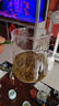 筏芯月牙公道杯濾網(wǎng)一體簡(jiǎn)易玻璃泡茶杯日式茶杯加厚玻璃杯耐高溫防爆 月牙泡茶杯綠柄茶葉分離 452ml 曬單實(shí)拍圖