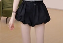 UR2025春季新款女蝴蝶結松緊腰抽繩花苞超短款短褲UYU650006 曬單實(shí)拍圖