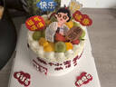 曼恒網(wǎng)紅男女朋友新鮮生日蛋糕同城配送當(dāng)天配送鮮花水果七夕蛋糕定制 P款小富婆蛋糕 6英寸(適合1-2人) 曬單實(shí)拍圖