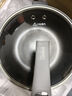 美的（Midea）電炒鍋 電火鍋 電蒸鍋 電煮鍋家用多功能 炒菜鍋一體不沾5.5L上蒸下煮電熱鍋 HCG3215 配蒸籠木鏟 曬單實(shí)拍圖