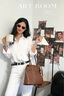 簡·佰格（JONBAG）隨心雙袢手提托特包植鞣2025新款送女友禮物高級感單肩包通勤百搭 榛果棕+木緣珠語掛飾 曬單實拍圖