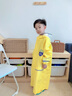 smally兒童雨衣女童2023新款小學(xué)生帶書(shū)包位男童上學(xué)專(zhuān)用幼兒園雨披 馬卡龍黃【拉鏈款隱藏大書(shū)包位】 XL 曬單實(shí)拍圖
