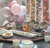 創(chuàng)承印藝生日裝飾愛心桌飄生日趴體氣球派對氛圍立柱場景布置心形桌面擺件 曬單實拍圖
