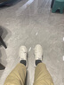 SNGUNY高端輕奢品牌休閑鞋男2025新款板鞋男軟底小白鞋男運(yùn)動透氣男鞋子 白色 41 曬單實(shí)拍圖