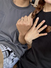 BOEAY莫比烏斯情侶對戒足銀999純銀戒指女款男士男生鐘久久結求婚一對 【七倉發(fā)貨】莫比烏斯戒指 曬單實(shí)拍圖