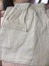 啄木鳥媽媽套裝50歲洋氣衣服女裝苧麻40歲中年女裝夏時(shí)尚洋氣母親節(jié)禮物 紅色上衣+卡其色褲子 2XL 140-155斤左右 曬單實(shí)拍圖