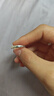 唯一（Winy）999純銀情侶戒指對戒一對實用求婚戒指男士女款生日禮物首飾 曬單實拍圖