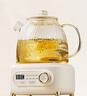 九陽（Joyoung）凈萃全玻璃0膠水養(yǎng)生壺  辦公室多功能煮茶器花茶壺 燒水壺恒溫電熱水壺 24h預約保溫 1L WY107 曬單實拍圖