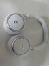 簡(jiǎn)津適用安克聲闊Q45耳機套Anker q45 Soundcore Life耳罩頭戴式耳機罩耳棉海綿墊更換配件替換皮套 【晨霧白-蛋白皮】原配耳機套一對 曬單實(shí)拍圖