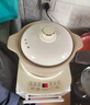 壺福電燉鍋煲湯鍋自動(dòng)電砂鍋燜燒鍋淺底陶瓷鍋煲仔飯熬湯燃氣家用分體式耐高溫明火砂鍋 A1砂鍋+底座B米萊白 2L 曬單實(shí)拍圖
