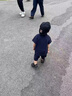 G.DUCKKIDS小黃鴨童裝男童夏季套裝兒童衣服男寶寶運動服純棉夏裝短袖兩件套 藏青色 90 尺碼建議1~2歲cm 曬單實拍圖