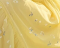 莉紗芙特2025年春天夏季新款女士裝法式碎花連衣裙小個子時尚氣質(zhì)顯瘦長裙 黃色翠花連衣裙 2XL 125-135斤 曬單實拍圖