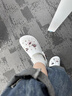 卡駱馳（CROCS）貝雅云彩女士洞洞鞋戶(hù)外休閑鞋|208186 黑色-001(含智必星) 40 (260mm) 曬單實(shí)拍圖