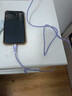 艾昊者適用蘋果數(shù)據(jù)線iPhone14/13/12/11promax/6s/7/8plus液態(tài)軟膠充電線帶燈手機(jī)通用快充 自帶柔和燈【紫色】液態(tài)防斷耐用線材 1.5米 曬單實(shí)拍圖