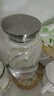 天喜（TIANXI）涼水壺大容量玻璃杯冷水壺耐高溫防爆家用涼水杯茶具果汁 【單壺+清韻水杯2只】 1800ml 曬單實(shí)拍圖