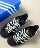阿迪達(dá)斯 （adidas）定制球鞋 originals SUPERSTAR潑墨金黑色低幫板鞋男女同款 潑墨金 EG4959 42 高級(jí)定制不退不k 曬單實(shí)拍圖