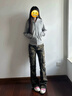 卡圖弛美式高街設(shè)計感迷彩褲子男夏季潮流復(fù)古直筒hiphop微喇工裝牛仔褲 迷彩 XL 曬單實拍圖