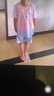 健步龍假兩件籃球服女生套裝短袖球隊球衣定制比賽隊服T恤初中高中學(xué)生 207粉色套裝【默認圖案】 XL碼（170-175CM 110-125斤） 曬單實(shí)拍圖