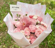 周六福足金999四葉草黃金耳釘女耳飾生日禮物計(jì)價(jià)AA096009 一對 約0.73g 曬單實(shí)拍圖