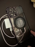米獅【自帶鏡頭膜】蘋(píng)果15promax手機殼磁吸支架iphone15透明高級感14pro鏡頭全包13/16pro/17保護套 【深空黑】帶鏡頭膜 氣囊防摔 高 iphone14promax 曬單實(shí)拍圖