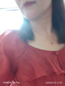香影度假風(fēng)紅色套裝裙女2025夏季新款一整套搭配短袖半身裙兩件套 暗紅 XL 曬單實(shí)拍圖