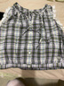 Teenie Weenie小熊女裝襯衫2025夏季新款甜美清新田園格紋無(wú)袖上衣 淺紫色 M 曬單實(shí)拍圖