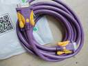晶華 VGA高清線(xiàn) vga3+9筆記本電腦連接電視顯示器投影儀高清視頻信號傳輸公對公連接線(xiàn)紫色5米V101I 曬單實(shí)拍圖