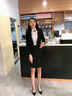 伊婭莎職業(yè)套裝男女氣質(zhì)西裝外套酒店前臺收銀經(jīng)理馬甲套裝服務(wù)員工作服 (女)黑色外套+半裙 L 曬單實(shí)拍圖