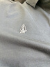 Hush Puppies【含桑蠶絲】暇步士男裝夏季爽滑柔軟商務(wù)凈色POLO衫 漆黑色 L 曬單實拍圖
