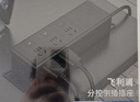 飛利浦（PHILIPS）pdu插排電競(jìng)插座電腦桌面插線板機(jī)柜專用排插魚(yú)缸桌下擴(kuò)展多孔位長(zhǎng)條機(jī)房工業(yè)大功率服務(wù)器拖線板 分控6+6插位+2A1C(PD20W）-1.8m 曬單實(shí)拍圖