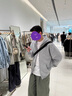 牧唯灰色連帽衛(wèi)衣雙拉鏈開衫長袖男生2025春秋款百搭休閑純色外套上衣 淺灰色 XL [建議130-150斤] 曬單實拍圖